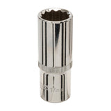 Silverline 802018 Deep Socket 3/8" Drive 12pt Metric - 17mm - Voyto Ltd Online