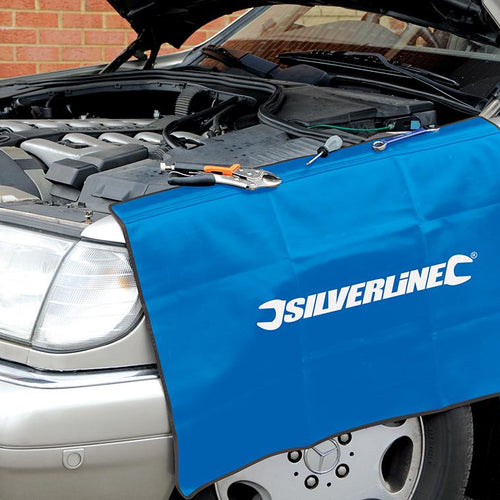 Silverline 380102 Magnetic Vehicle Wing Cover - 780 x 590mm - Voyto Ltd Online