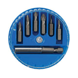 Silverline 451771 Cr-V Screwdriver Bit Set 7pce - PH1, PH2, PZ1, PZ2, SL3, SL4 - Voyto Ltd Online